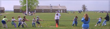 Kansas Kids day at Fort Larned NHS,